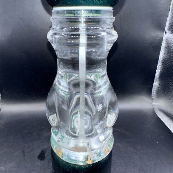 Vintage Cooks Club Acrylic/Lucite Wood Top Pepper Grinder Shaker Dark Blue Wood - Picture 4 of 7